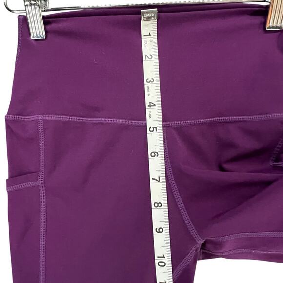 Colorfulkoala Capri Leggings Womens S Purple High Waisted Pocket Yoga Athleisure - Picture 9 of 13